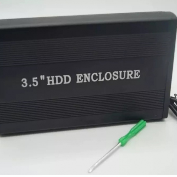 Case para HDs 3,5” SATA com saída USB